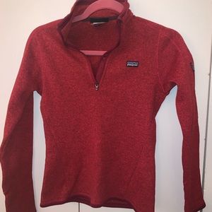 patagonia molten lava better sweater